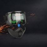 Serplex® 2 In 1 Auto Darkening Welding Helmet with Goggles Set