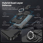 ZORBES® Case for Galaxy S26 with Magnetic Desk Ring and Lens Guard