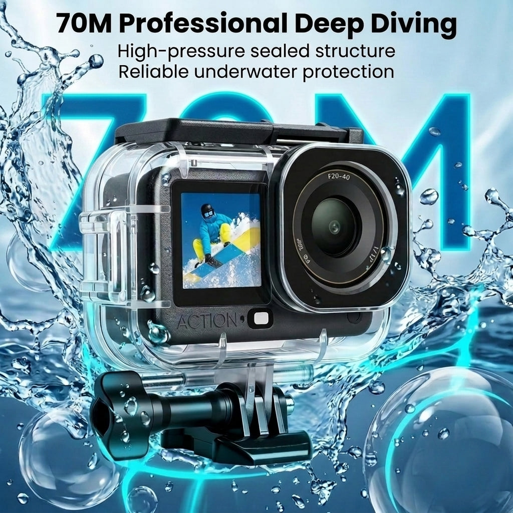 ZORBES® Waterproof Case with Anti Fog Compatible with DJI Action 6