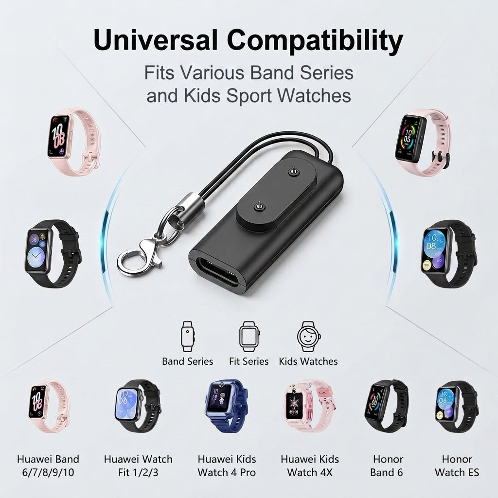 ZORBES® Universal Type C to Magnetic Charger Adapter for Huawei Band