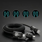 Verilux® 4-in-1 USB to Type C Fast Charging Cable