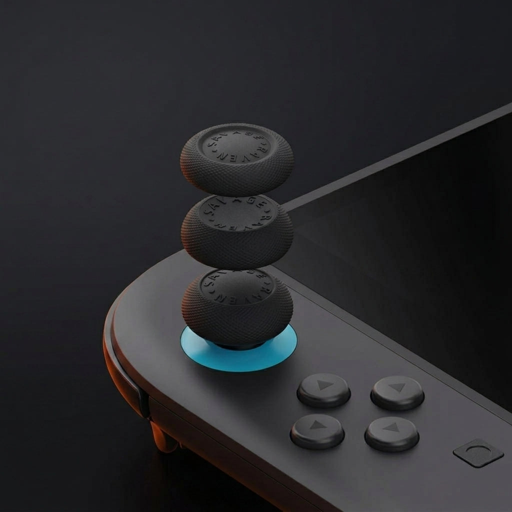 ZORBES® Silicone Thumb Grips for Switch 2 Joy-Con (3 Pairs)