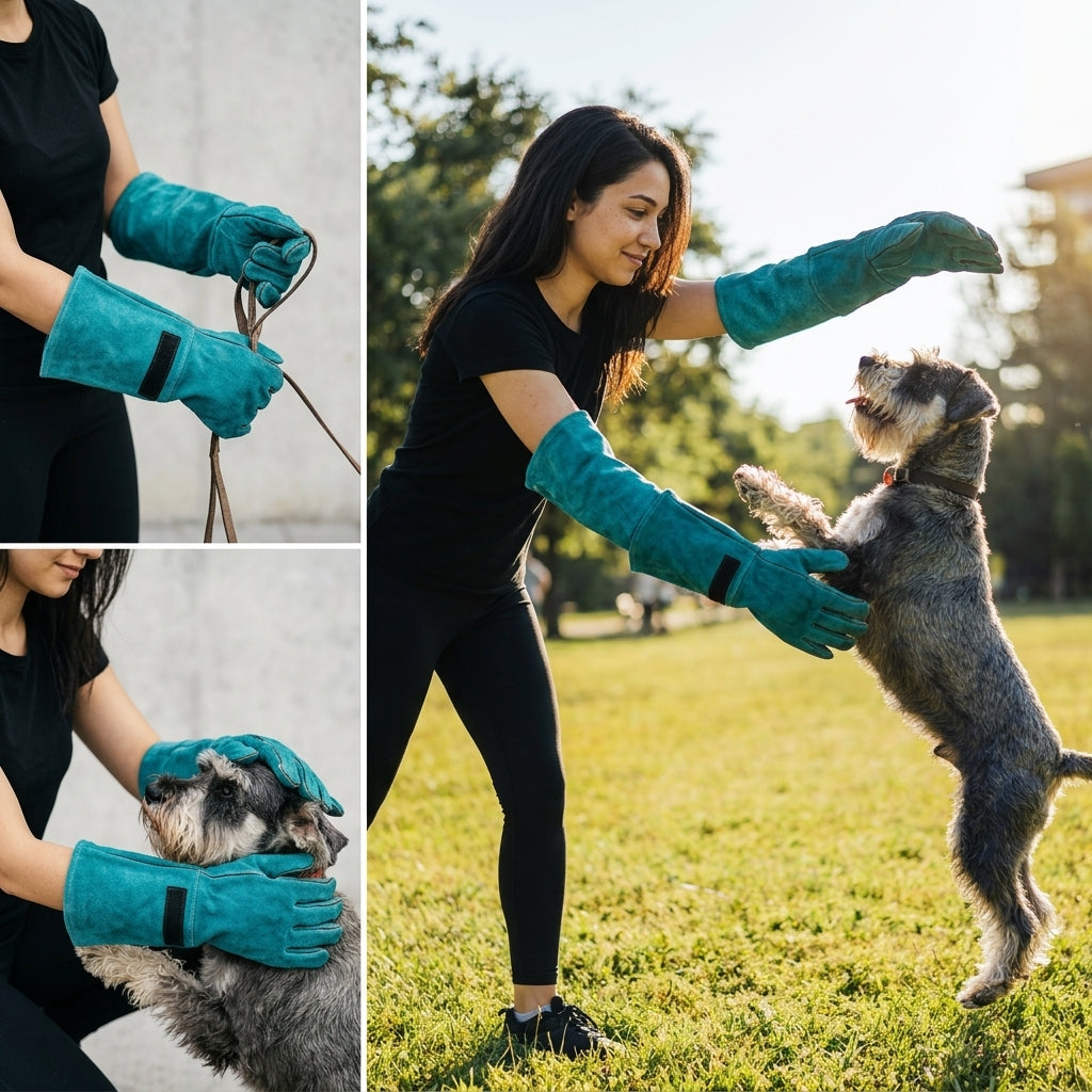 Serplex® Bite Proof Animal Handling and Leather Welding Gloves