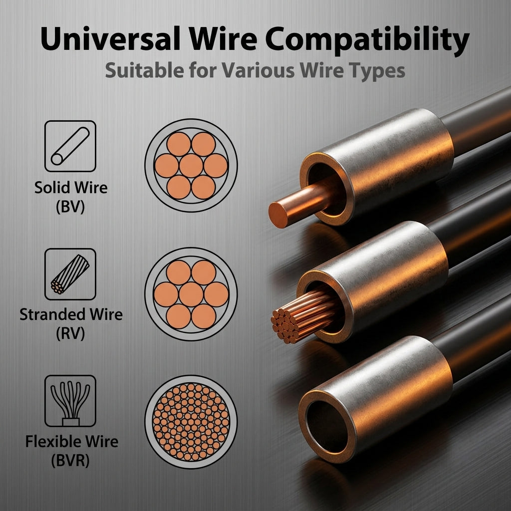 Serplex® 250Pcs Copper Wire Terminal Connectors with Heat Shrink Tubes