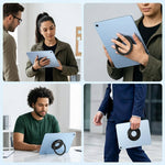 ZORBES® 360° Rotatable Tablet Ring Grip and Foldable Stand