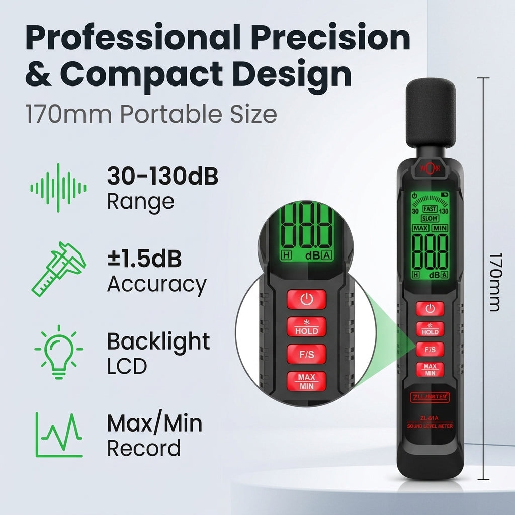 Serplex Digital Decibel Meter Sound Level