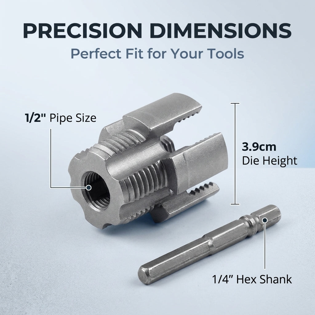 Serplex 1/2" Pipe Threading Die Head for