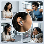 ZORBES® 3-Size Silicone Ear Tips Replacements for Galaxy Buds 3 Pro