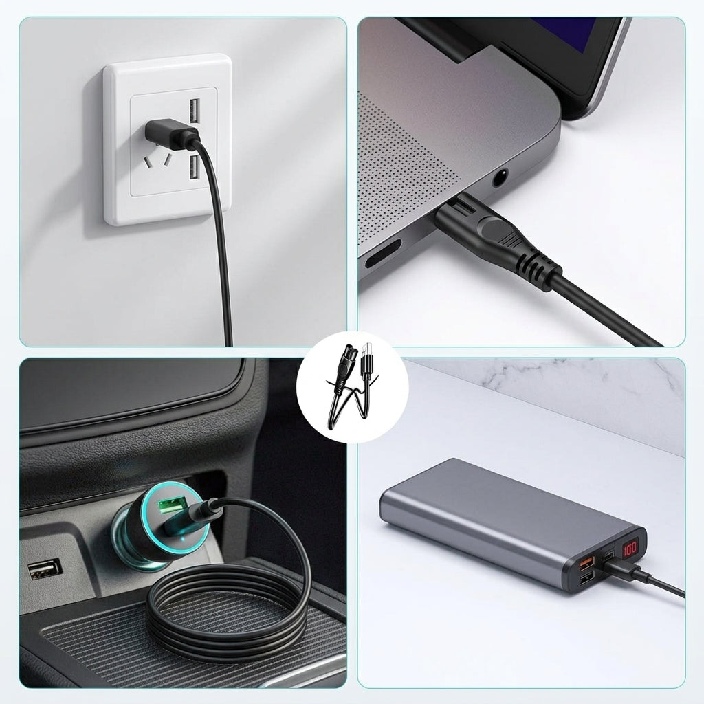 ZORBES® USB 2-Pin Replacement Charger Cable for Philips Shaver