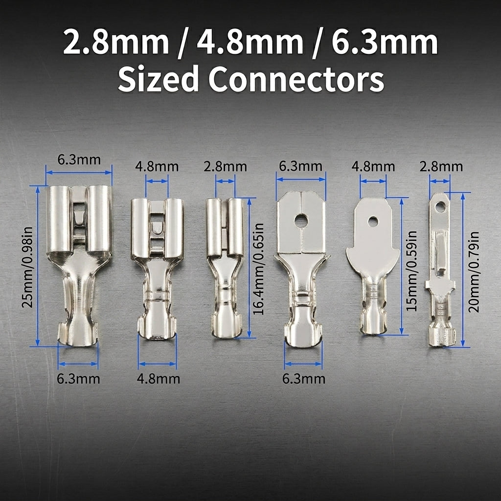 Serplex® 270Pcs Male & Female Spade Terminal Connectors Kit