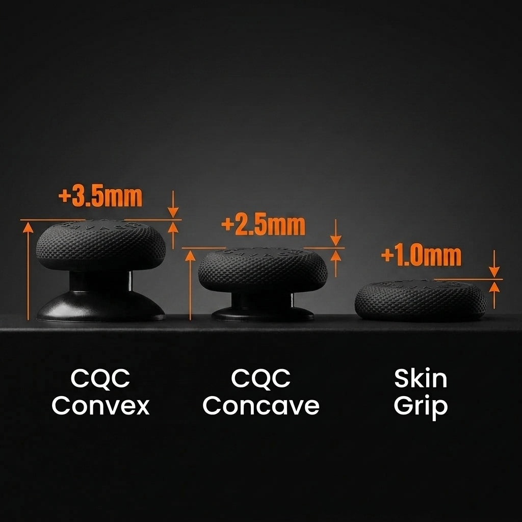 ZORBES® Silicone Thumb Grips for Switch 2 Joy-Con (3 Pairs)