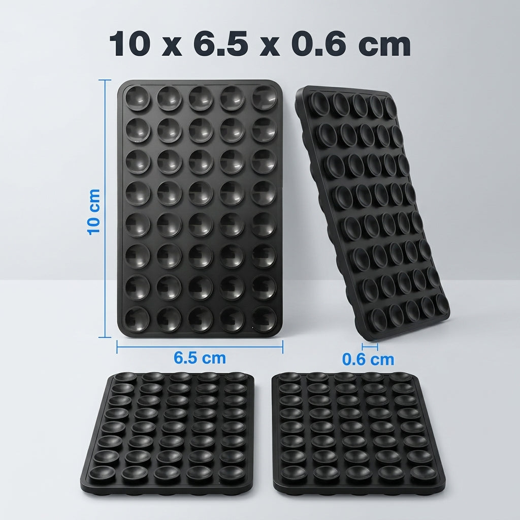 ZORBES® 4 Pack Double Sided Suction Cup Phone Case Mount