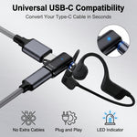 ZORBES 2 Pack USB C to Shokz Charging Cable