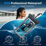 ZORBES® Waterproof Phone Pouch with Armband & Shoulder Strap 4-7"