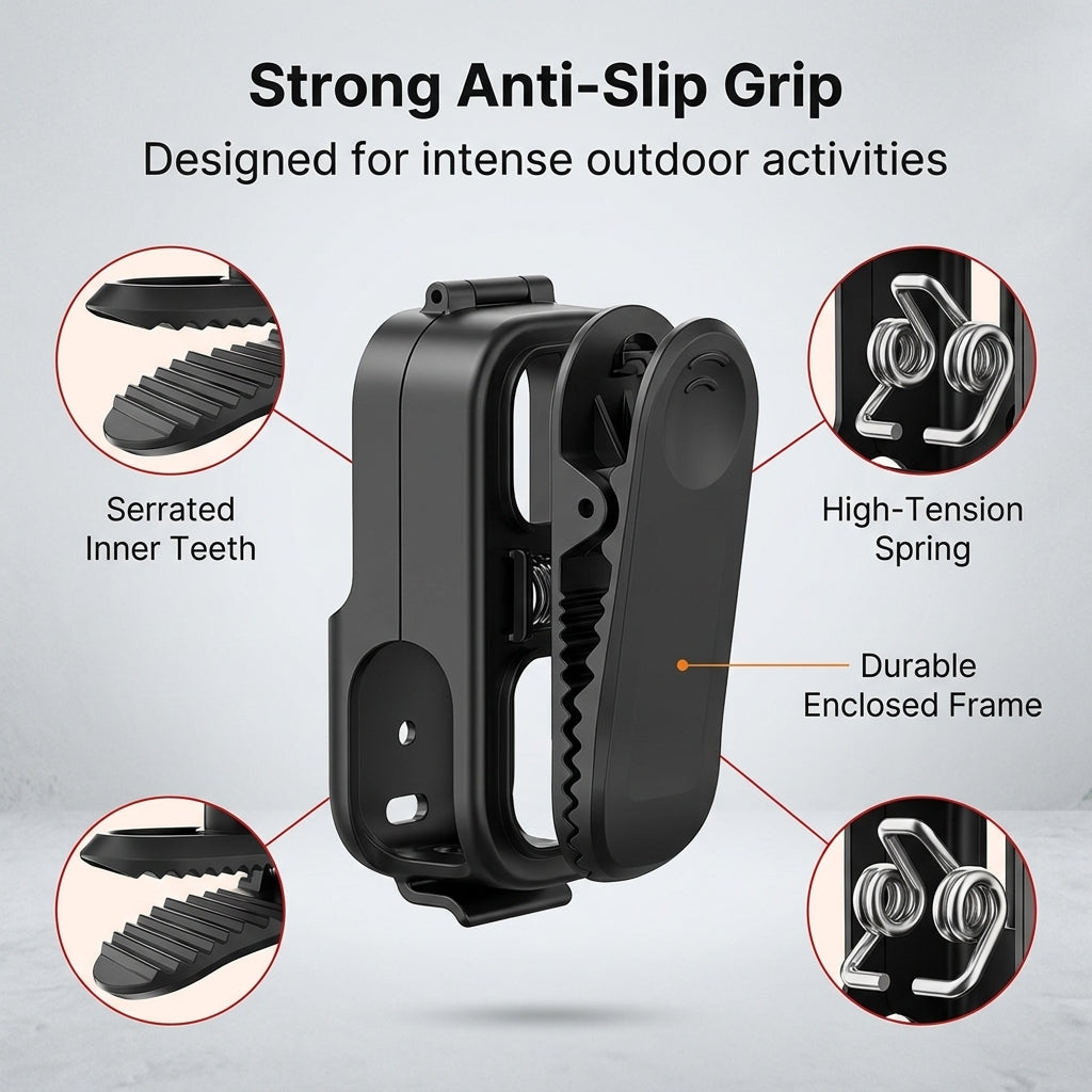 ZORBES® Backpack Clip for DJI Osmo Nano 360 Rotation Mount