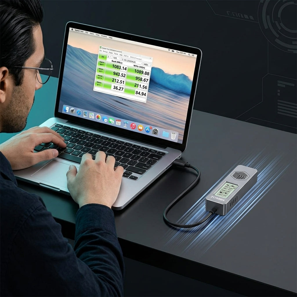 ZORBES® M.2 NVMe SSD Enclosure USB 3.2 Gen2