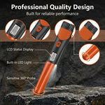 Serplex® Handheld Metal Detector with LCD Screen & 360° Probe