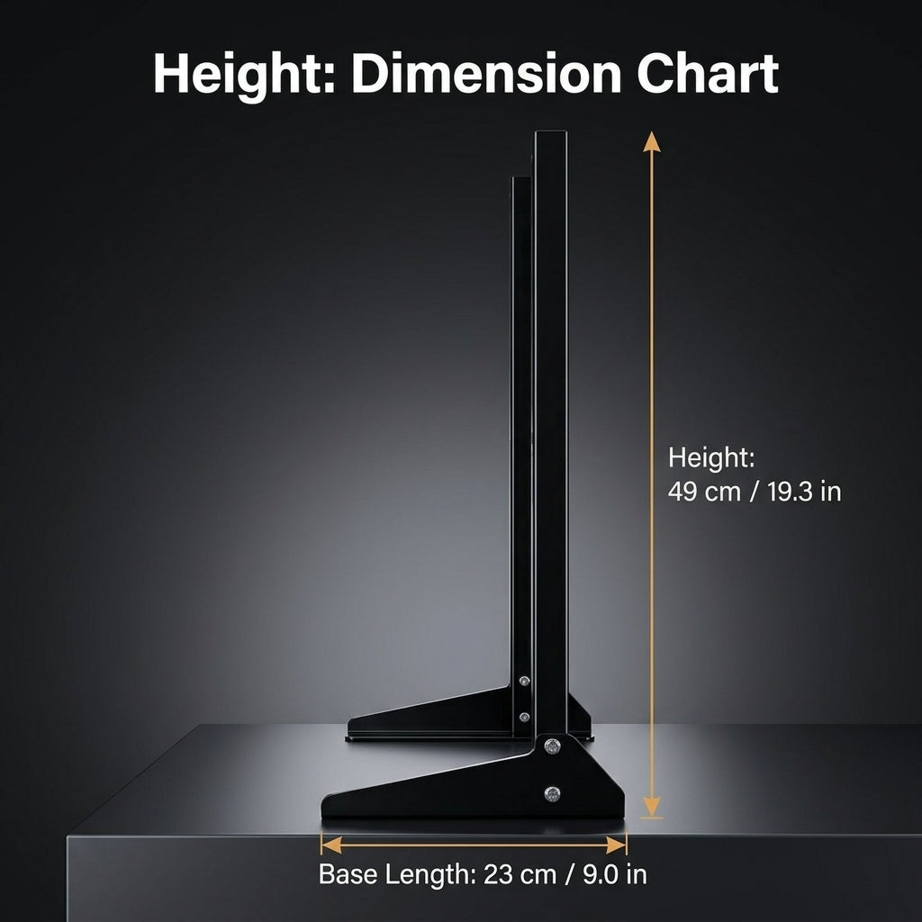 ZORBES® Universal Table Top TV Stand with Height Adjustment