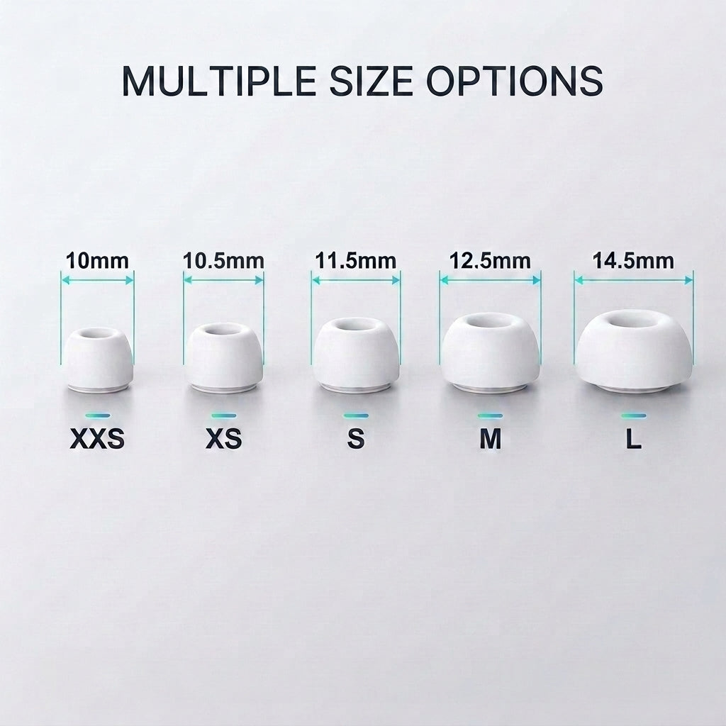 ZORBES® 5 Pairs Silicone Ear Tips for AirPods Pro 3 with Cleaning Pen