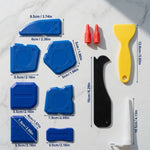 Serplex® 12 Pcs Caulking Tools Set Silicone Scrapers Pry Tool