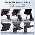 ZORBES® Folding Compact Desk Phone Stand with Adjustable Height