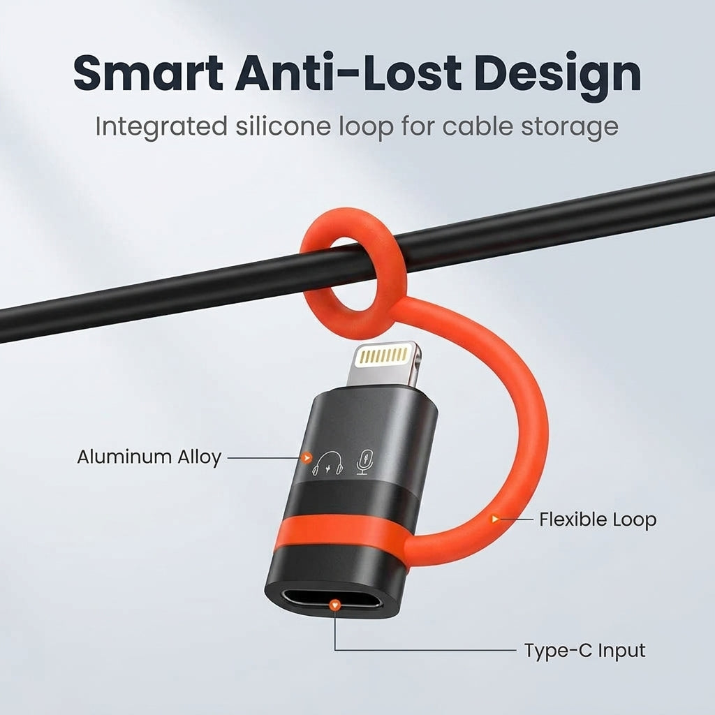 ZORBES® USB C to Lightning Adapter Compatible with DJI Mic