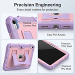 ZORBES® Case for iPad 11th 10th Gen 10.9'' with Strap and Stand