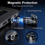 ZORBES® PD 240W Magnetic Type C Male to Female Adapter Converter