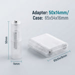 ZORBES® 4pcs AAA to AA Battery Adapter Converter Holder Case