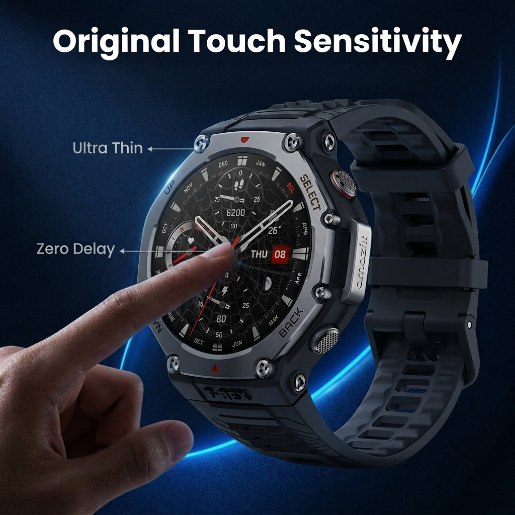 ZORBES® 3-Pack Tempered Glass Screen Protector for Amazfit T-Rex 3