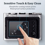 ZORBES® 4 Pack Screen and Lens Protectors for Fujifilm Instax Mini EVO