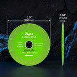 Serplex® Diamond Glass Cutting Disc and Grinding Blade (3-Pack)