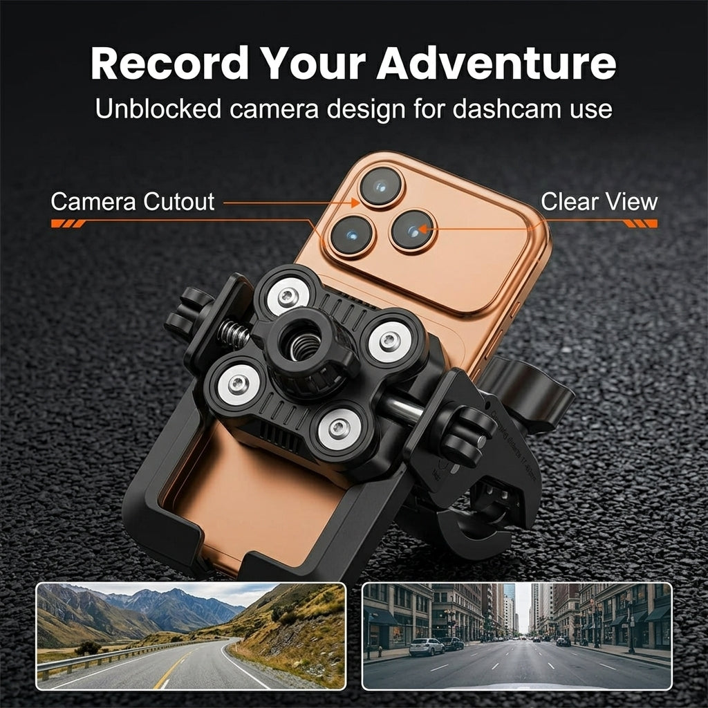 ZORBES® Bike Phone Mount with Vibration Dampening Handlebar Holder