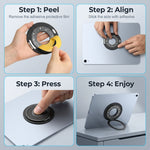 ZORBES® 360° Rotatable Tablet Ring Grip and Foldable Stand