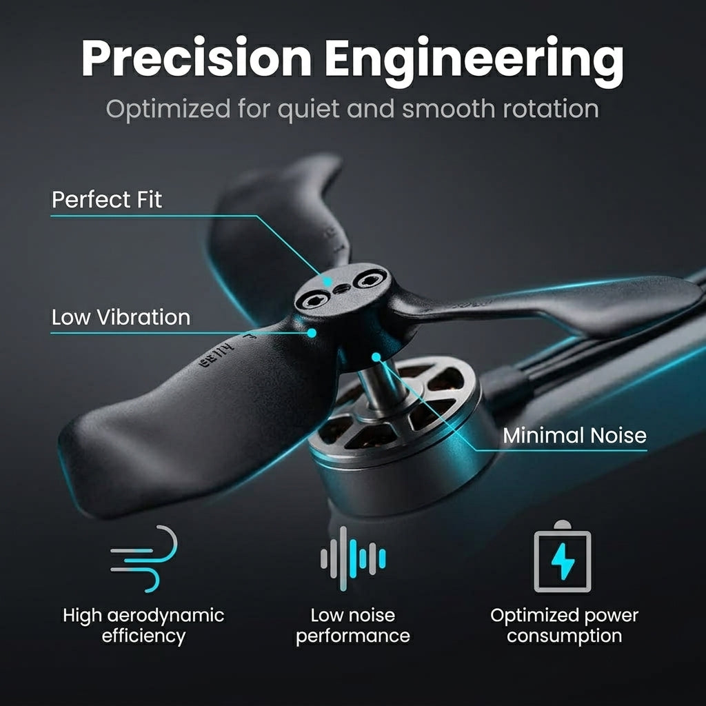 ZORBES® 2 Pair Drone Spare Propeller Set Compatible with Neo 2