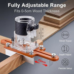 Serplex® Trim Router Slotting Tool and Adjustable Jig Set