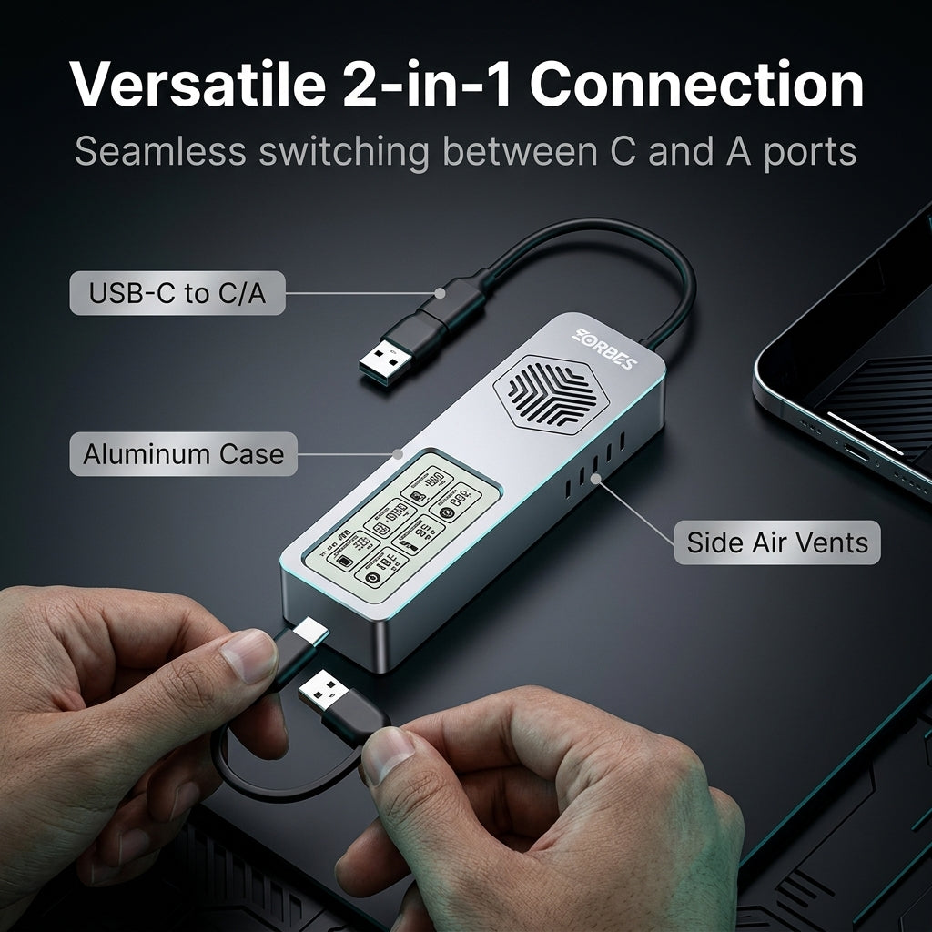 ZORBES® M.2 NVMe SSD Enclosure USB 3.2 Gen2