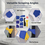 Serplex® 12 Pcs Caulking Tools Set Silicone Scrapers Pry Tool