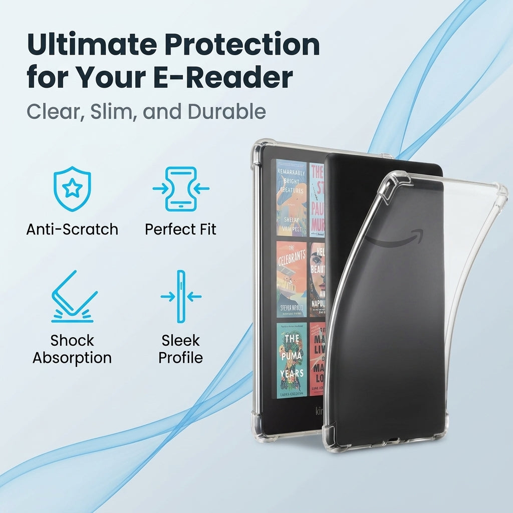 ZORBES® TPU Clear Case for Kindle Paperwhite 6 and Colorsoft