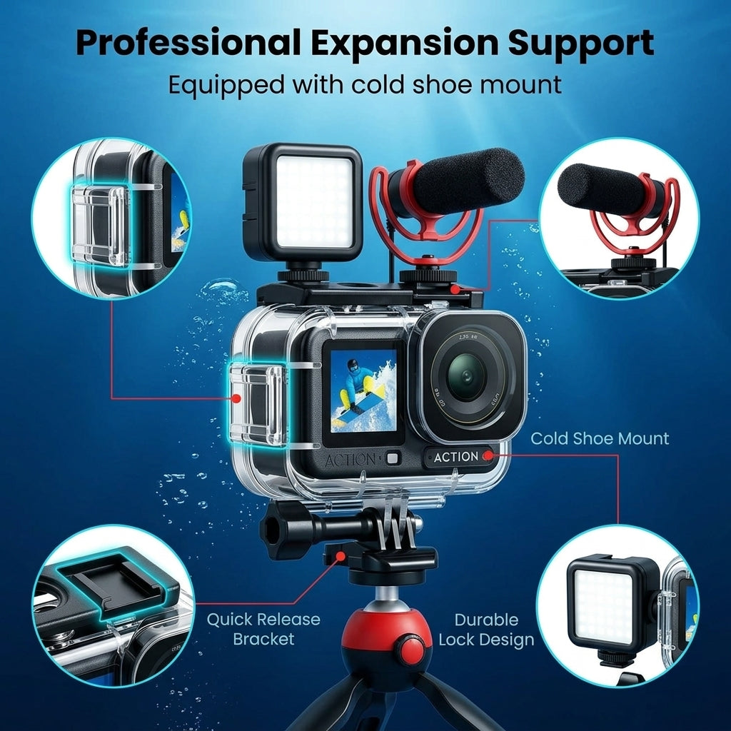 ZORBES® Waterproof Case with Anti Fog Compatible with DJI Action 6