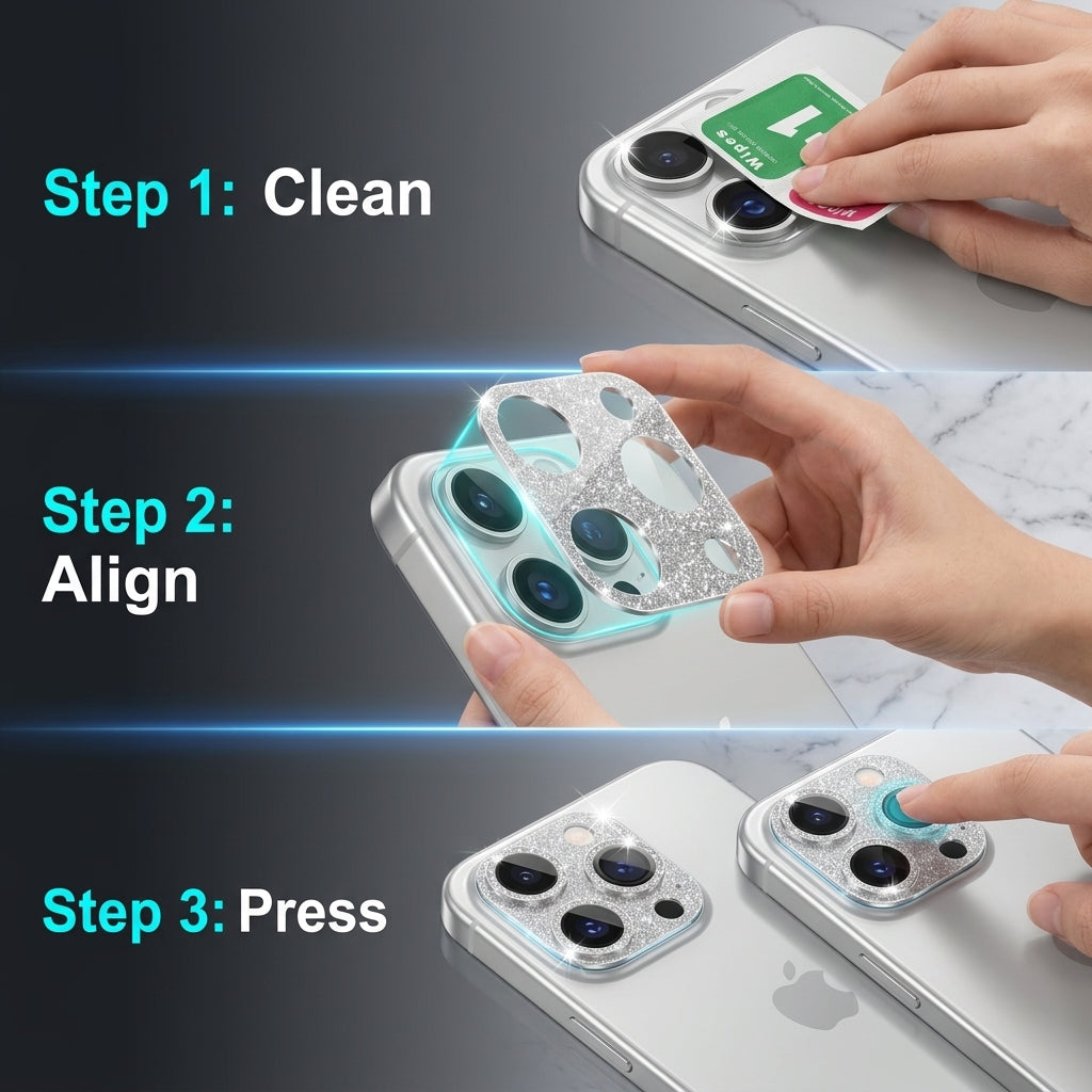 ZORBES® Camera Lens Protector Compatible with iPhone 17 Pro Max