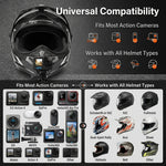 ZORBES® Motorcycle Helmet Chin Mount for Action Cameras