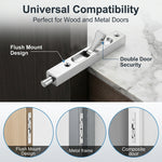 Serplex® 6 Inch 304 Stainless Steel Flush Bolt for Double Door
