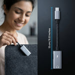 Verilux® USB-C to USB-C & 3.5mm Audio Adapter with PD 15W Fast Charge