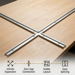Serplex® 400mm Aluminum Universal T-Track for Woodworking