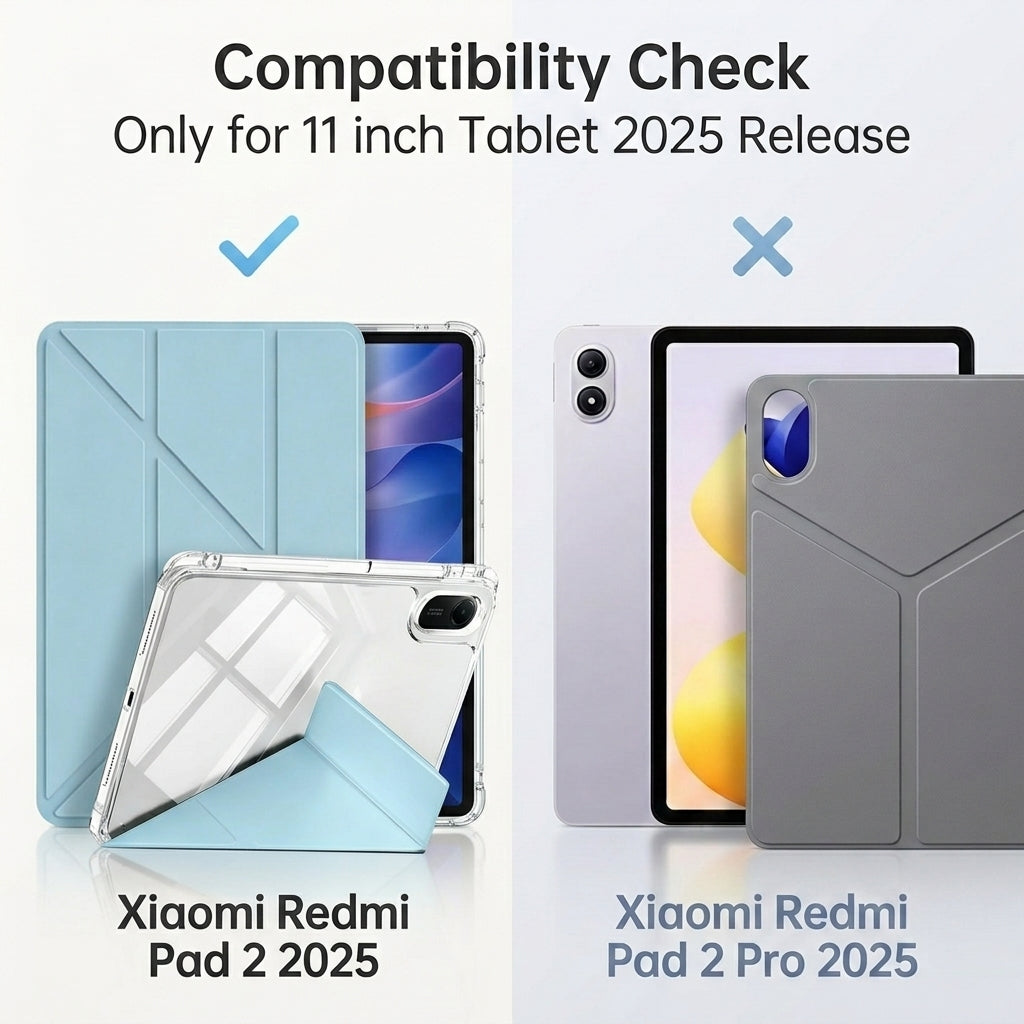 ZORBES® Trifold Case for Xiaomi Redmi Pad 2 11 Inch with Pen Slot