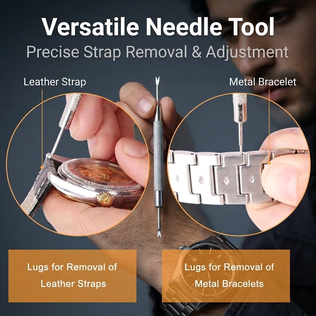 Serplex® Watch Repair Tool Kit with Back Case Pressing Device