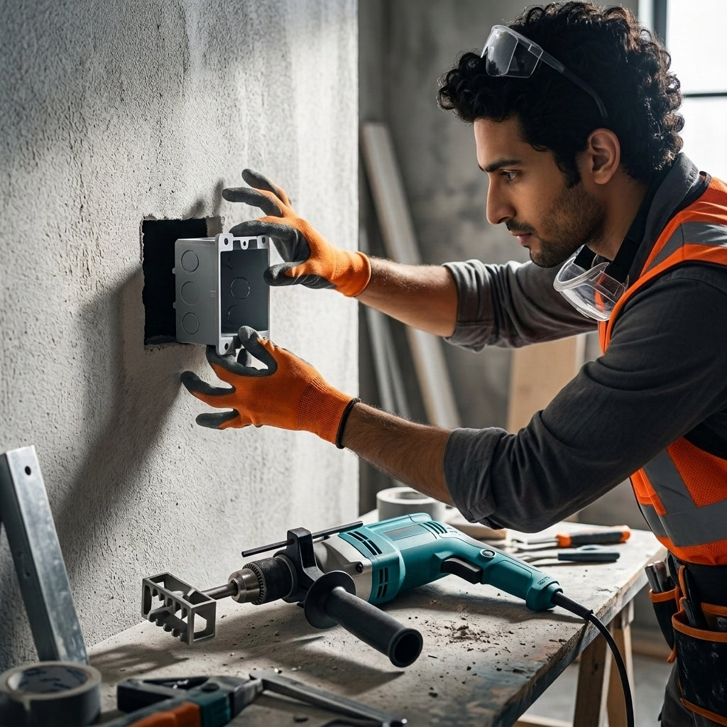 Serplex® Square Hole Cutter for 86 Type Electrical Box Openers