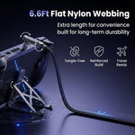 Verilux® PD 65W USB to Type C Right Angle Cable with Phone Stand