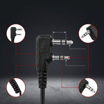 ZORBES 2 Pack Walkie Talkie Earpiece with Microphone